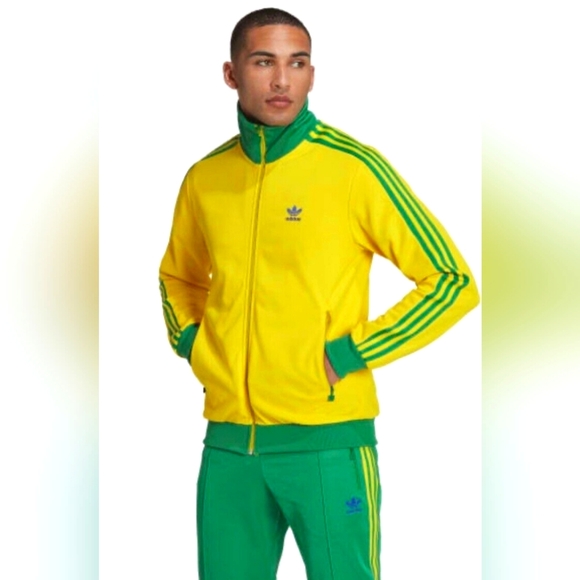Adidas Originals Beckenbauer FB Nations 3pc Tracksuit (Jacket Pants Tee) Men's - Picture 2 of 15